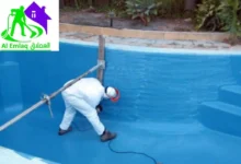 تركيب مسابح في العين