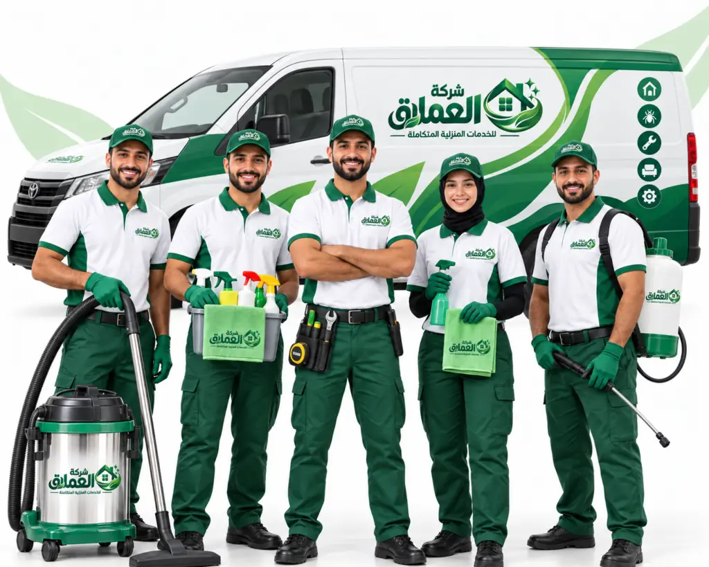 فريق شركة العملاق للخدمات المنزلية المتكاملة في الإمارات